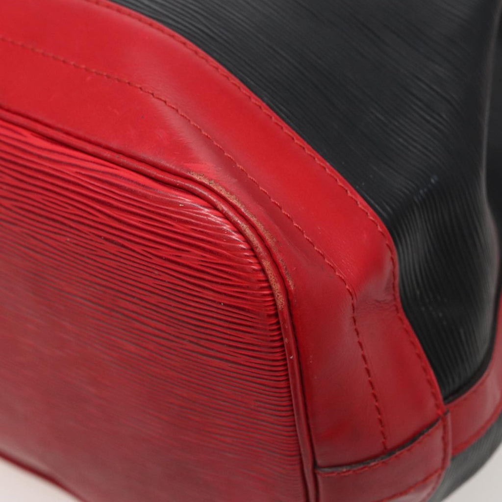 Louis Vuitton Bicolor Noe Handbag Epi Leather Black Leather Shoulder Bag
