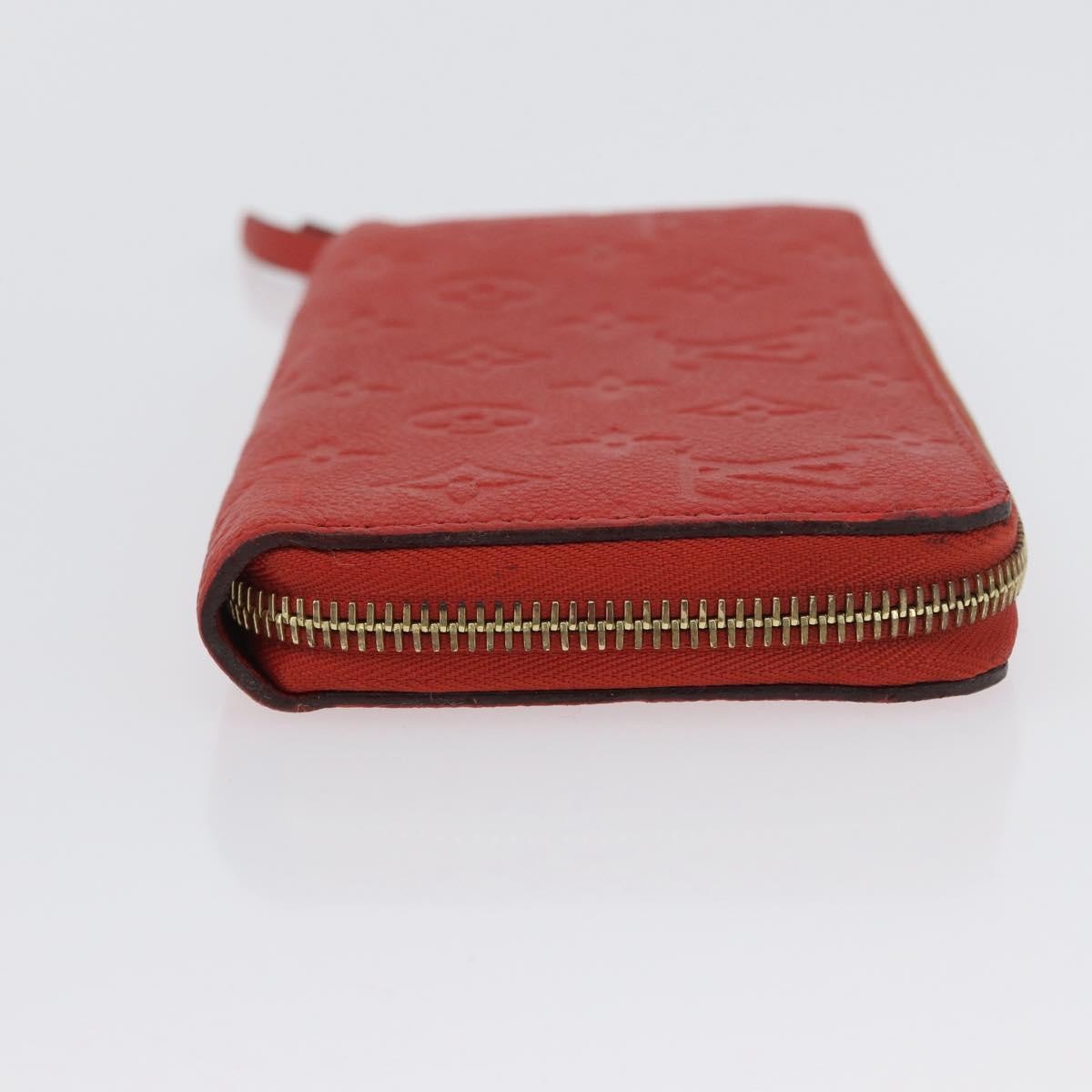 Louis Vuitton Portefeuille Zippy Monogramme Empreinte Monogramme Empreinte Orange Leather Wallets Accessory