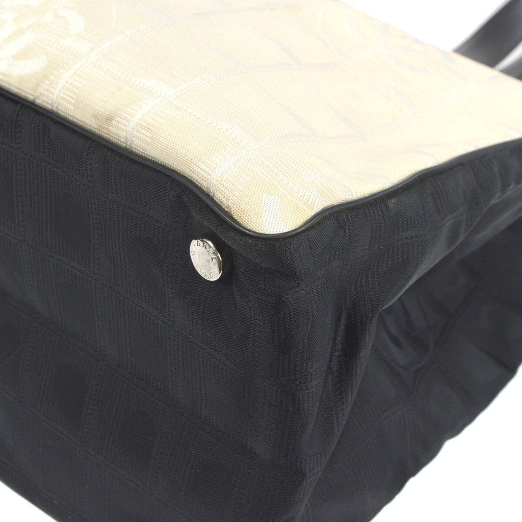 Chanel Travel Line Tote Nylon White Nylon Tote Bag Bag