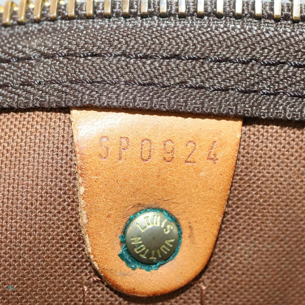 Louis Vuitton Keepall Bag Monogram Canvas Brown Canvas Travel Bag