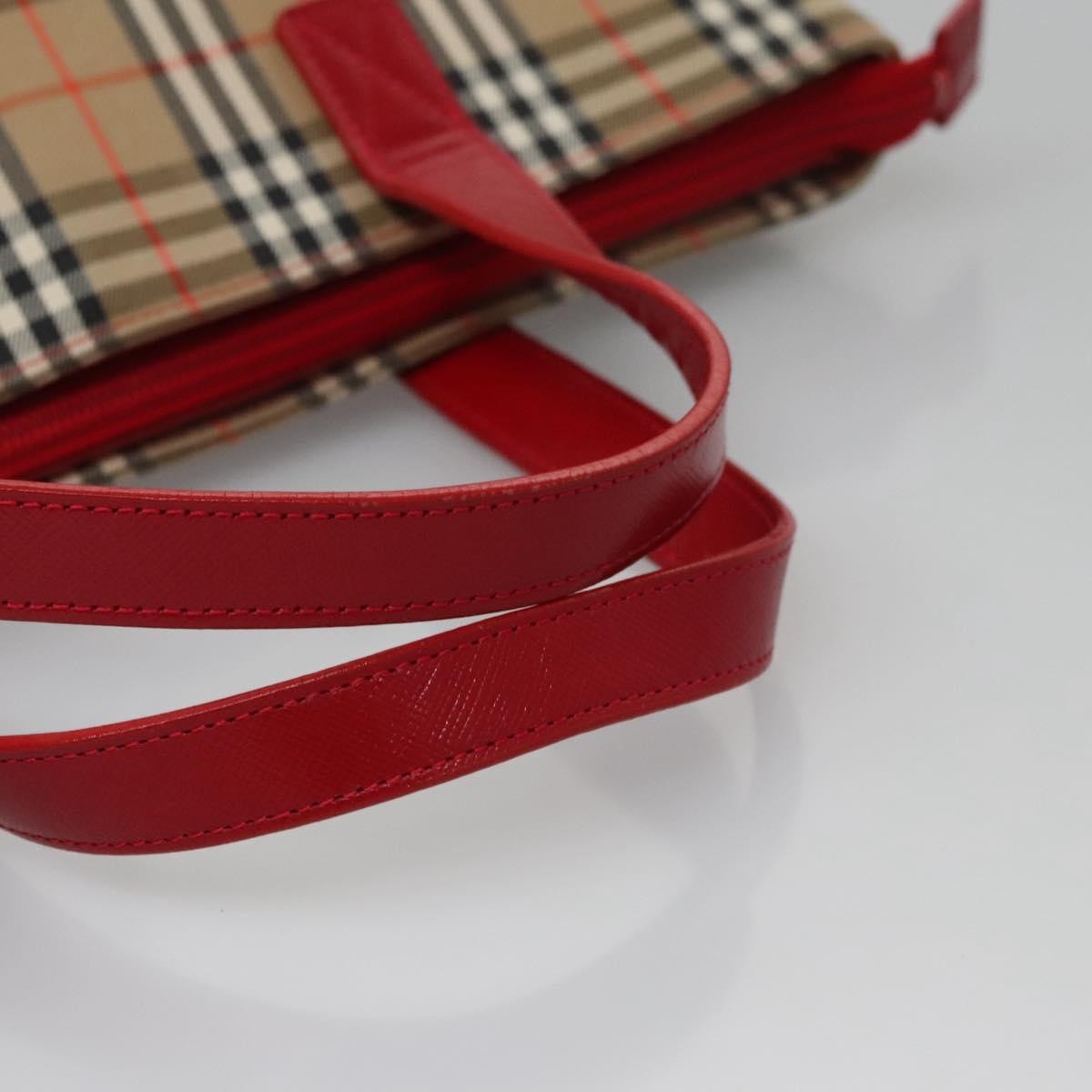 Burberry Nova Check Handbag Nova Check Canvas And Leather Beige Canvas Handbag