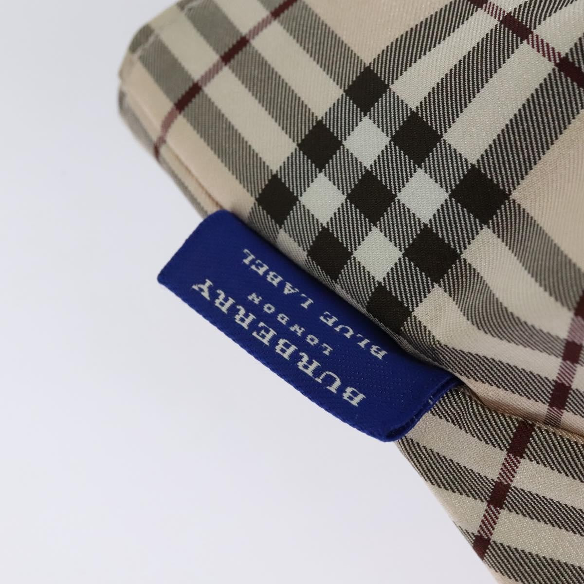 Burberry Nova Check Blue Label Nylon Beige Nylon Tote Bag