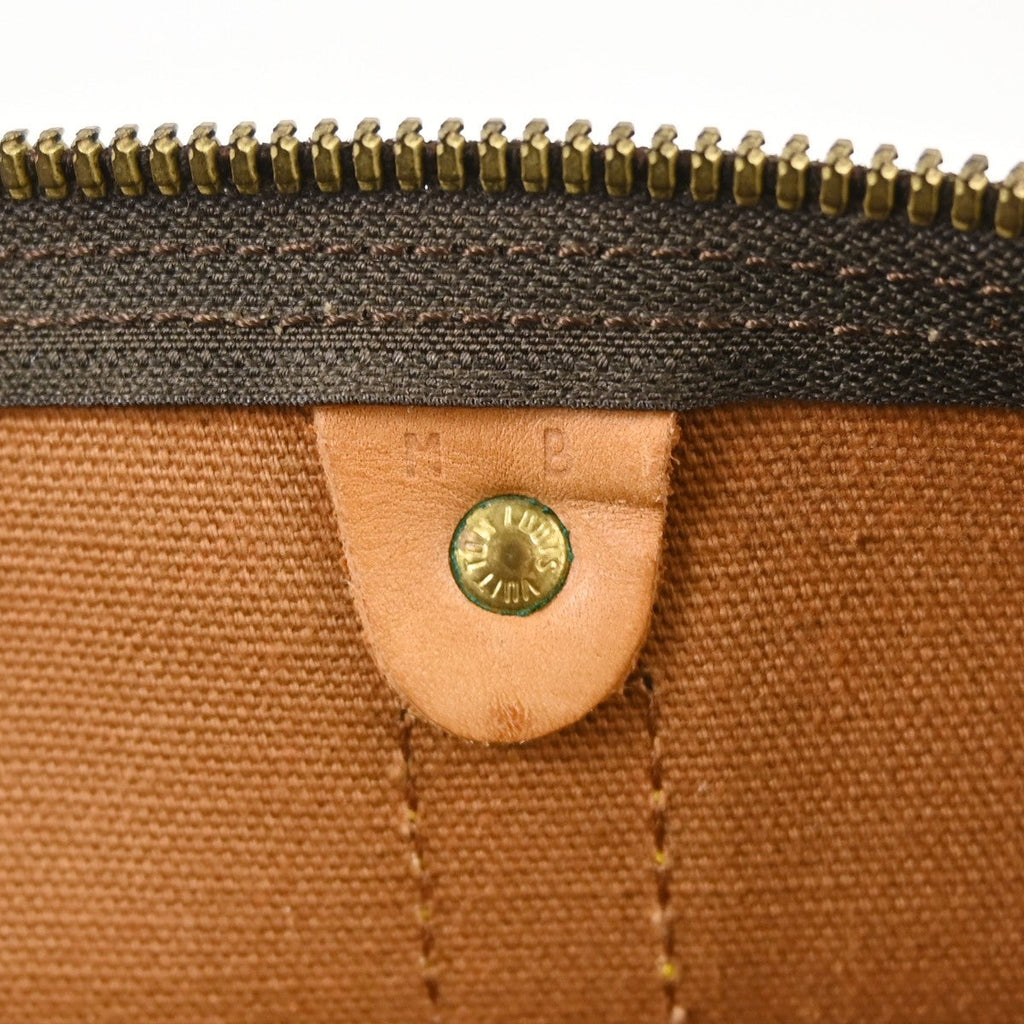 Louis Vuitton Keepall Bag Monogram Canvas Brown Canvas Travel Bag
