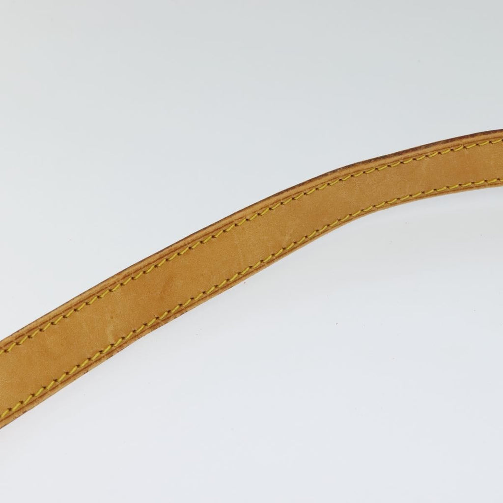 Louis Vuitton Adjustable Shoulder Strap Vachetta Leather Beige Leather Straps Accessory