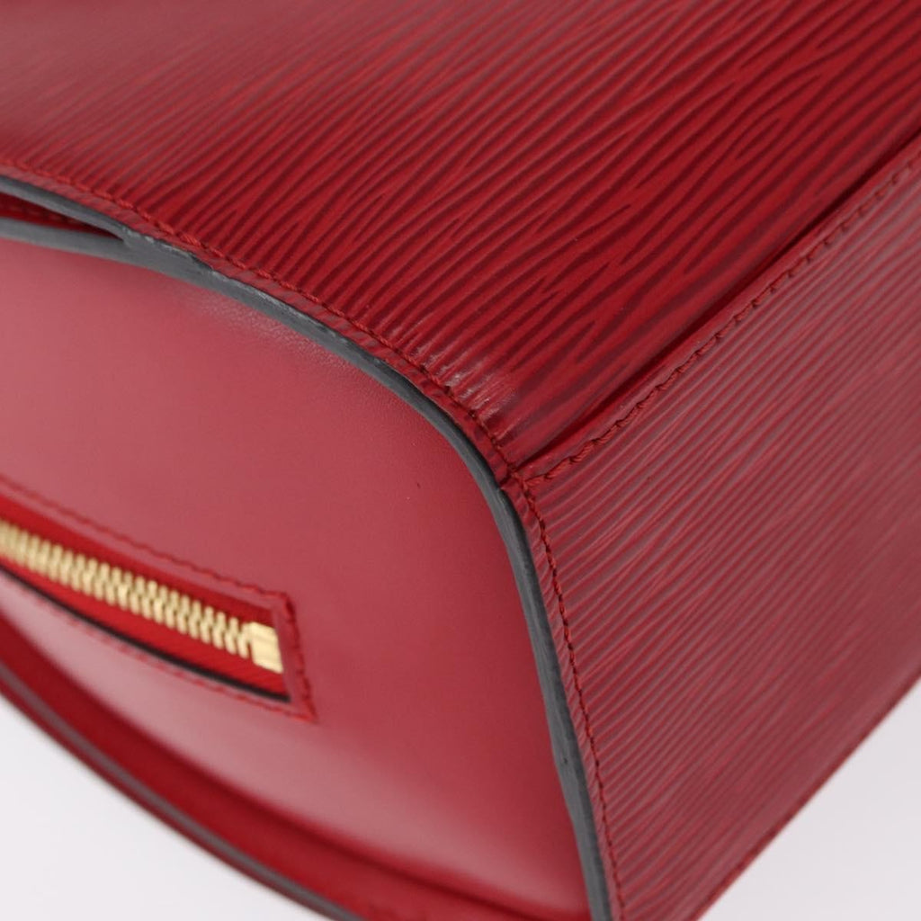 Louis Vuitton Pont Neuf Handbag Epi Leather Red Leather Handbag