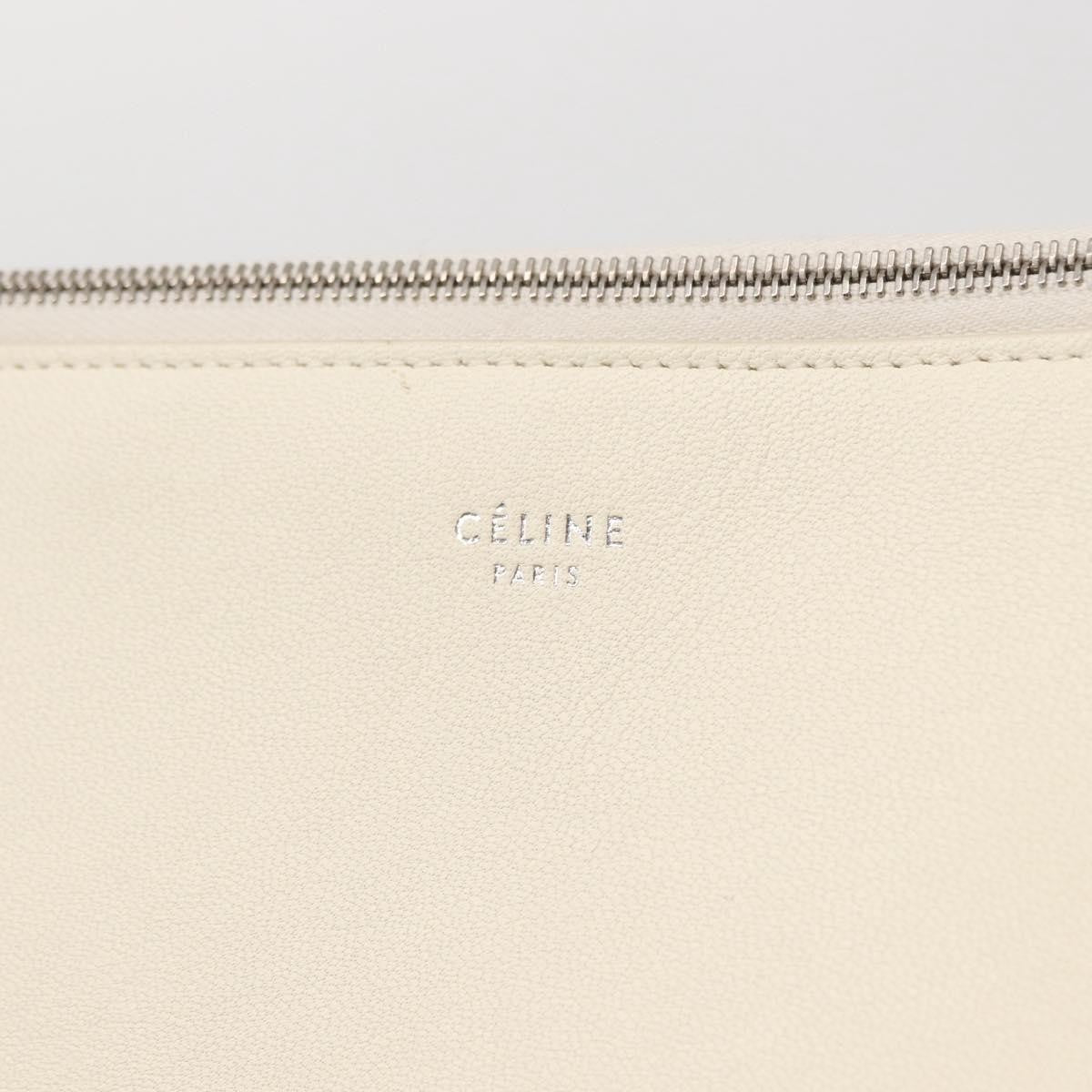 Celine Bicolor Solo Clutch Leather Multicolour Leather Clutche & Pouche Bag