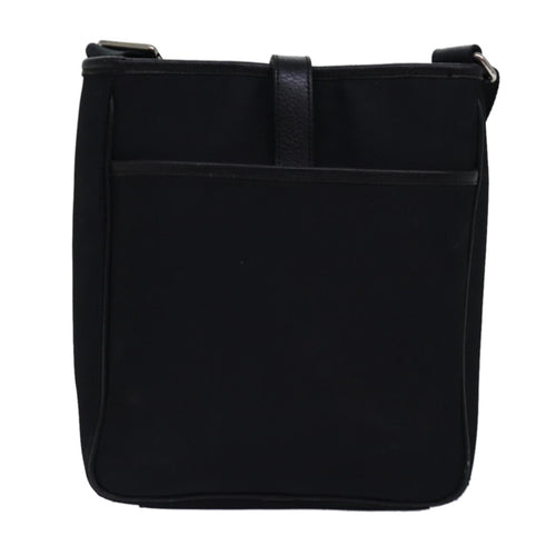 Burberry Nova Check Shoulder Bag Canvas Black Canvas Shoulder Bag