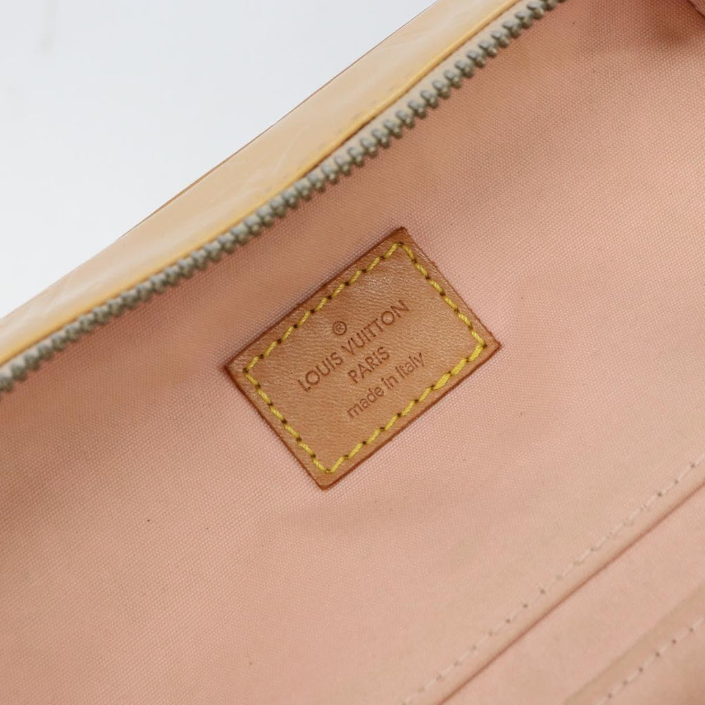 Louis Vuitton Sullivan Handbag Monogram Vernis Pink Patent_Leather Shoulder Bag