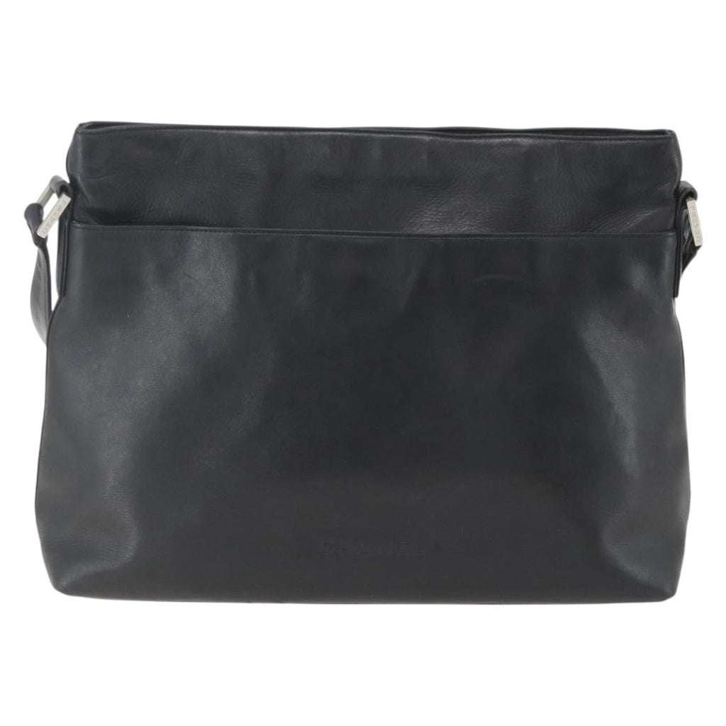 Chanel Vintage Shoulder Bag Leather Black Leather Shoulder Bag Bag