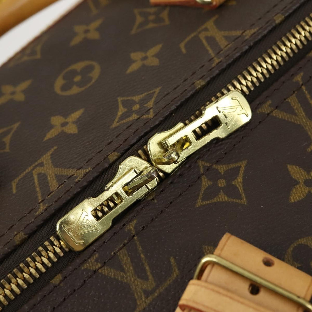Louis Vuitton Cruiser Handbag Monogram Canvas Brown Canvas Travel Bag