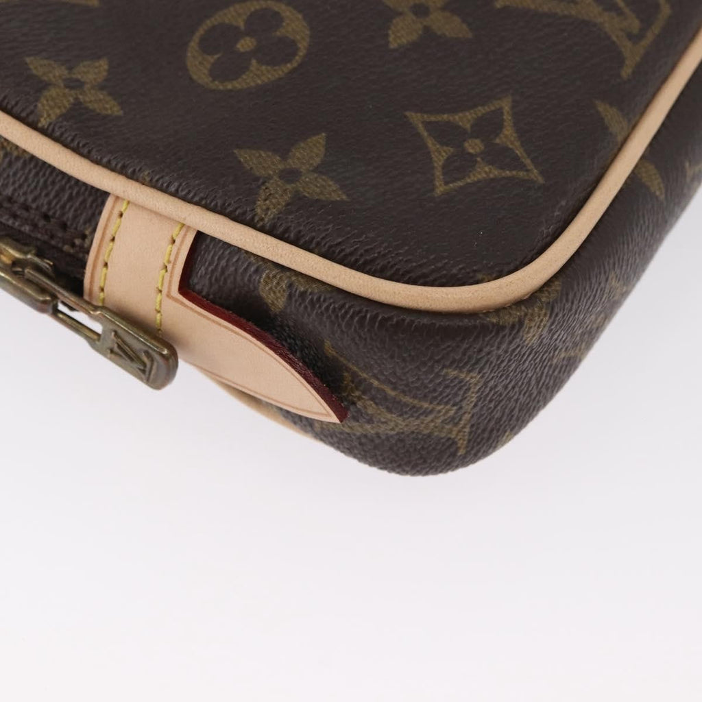 Louis Vuitton Pochette Marly Bandouliere Bag Monogram Canvas Brown Canvas Shoulder Bag