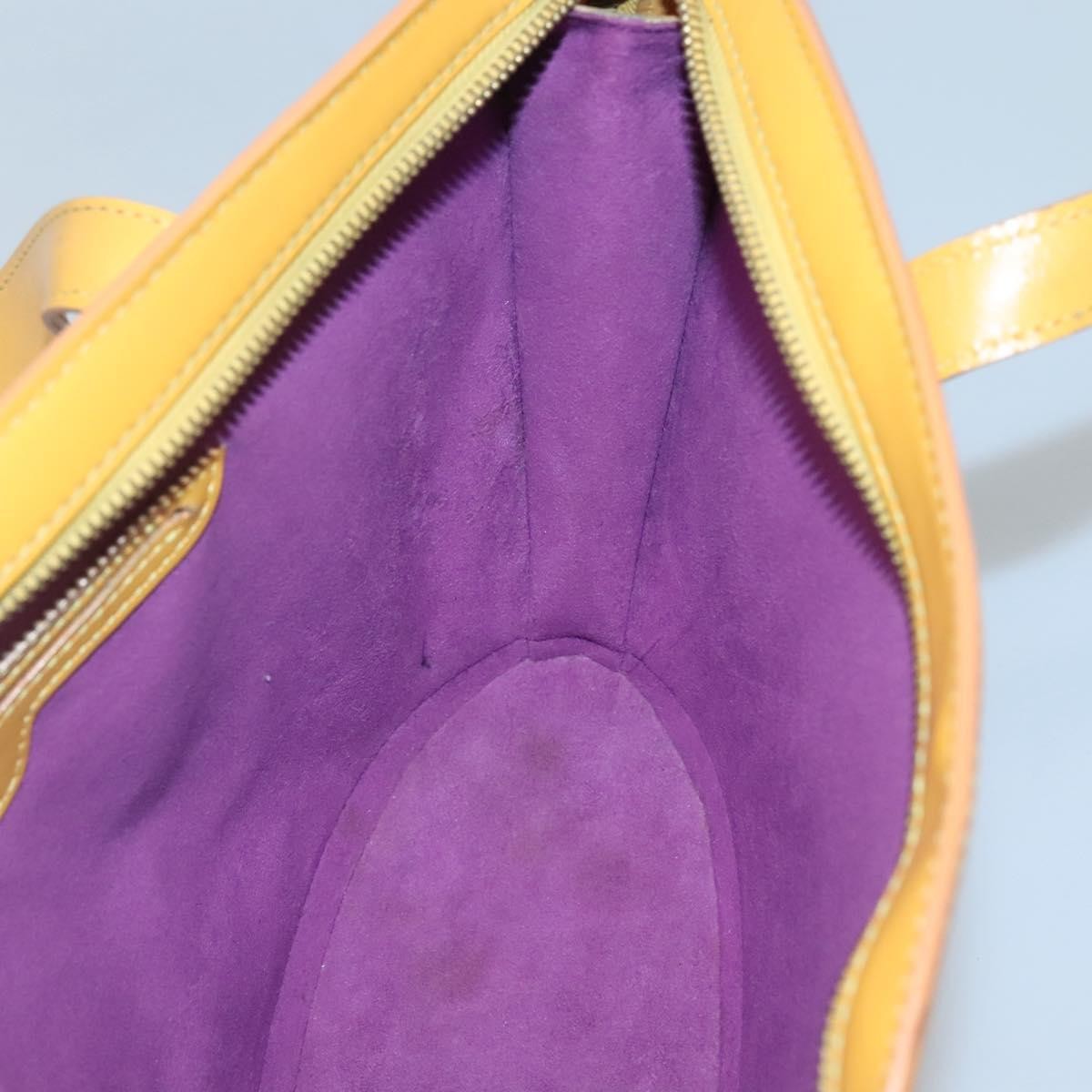 Louis Vuitton Saint Jacques Handbag Epi Leather Yellow Leather Shoulder Bag