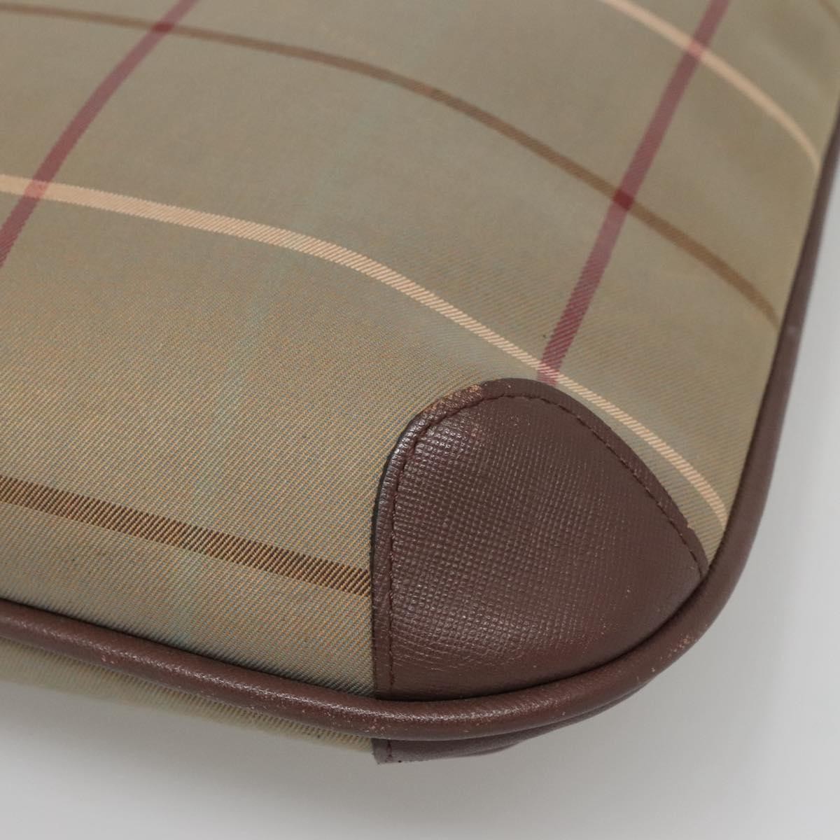 Burberry Nova Check Tote Canvas And Leather Beige Canvas Tote Bag