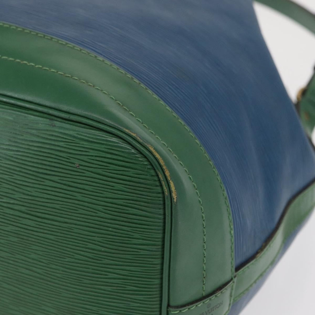Louis Vuitton Bicolor Noe Handbag Epi Leather Blue Leather Shoulder Bag