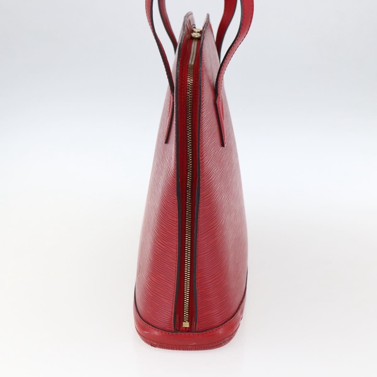 Louis Vuitton Lussac Handbag Epi Leather Red Leather Shoulder Bag