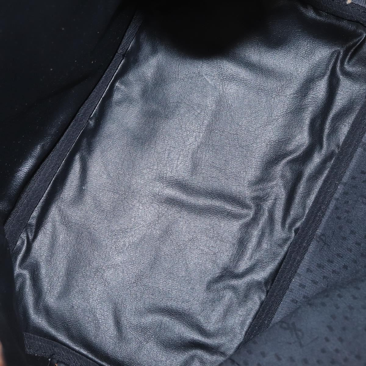 Saint Laurent Vintage Shoulder Bag Canvas Black Canvas Shoulder Bag Bag (Pre-Owned)
