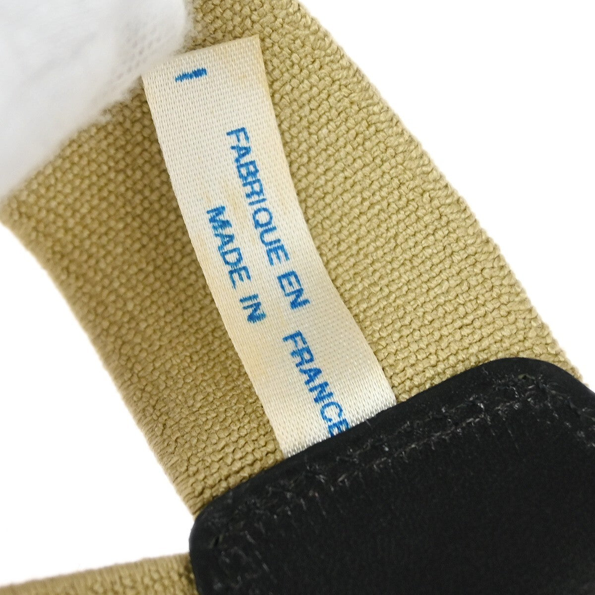 Chanel Logo Suspenders Canvas Beige Canvas Belts Accessory