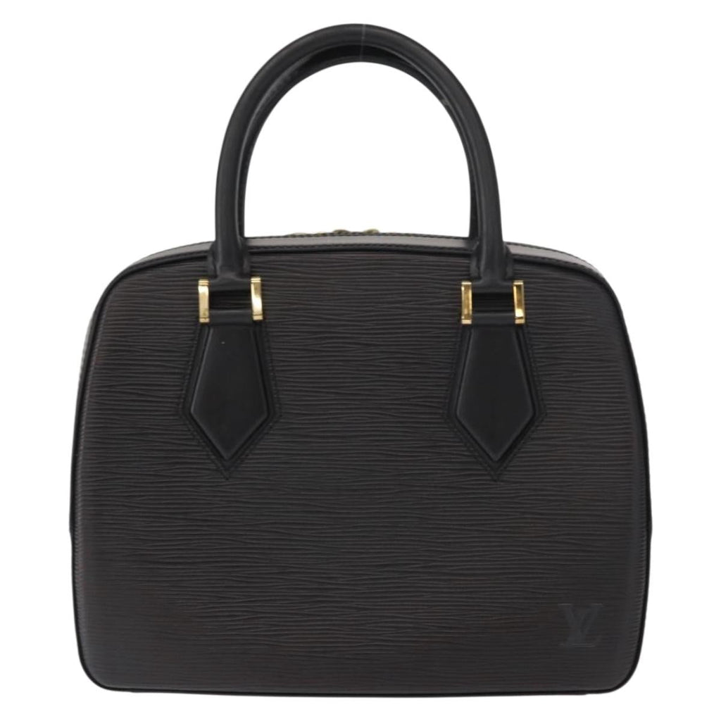 Louis Vuitton Sablons Handbag Epi Leather Black Leather Handbag