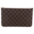 Louis Vuitton Neverfull Pochette Damier Brown Canvas Clutche & Pouche Bag