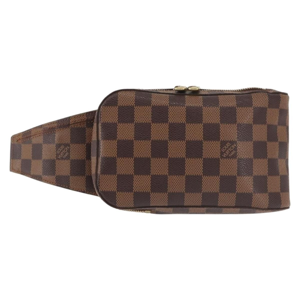 Louis Vuitton Geronimos Waist Bag Damier Brown Canvas Shoulder Bag
