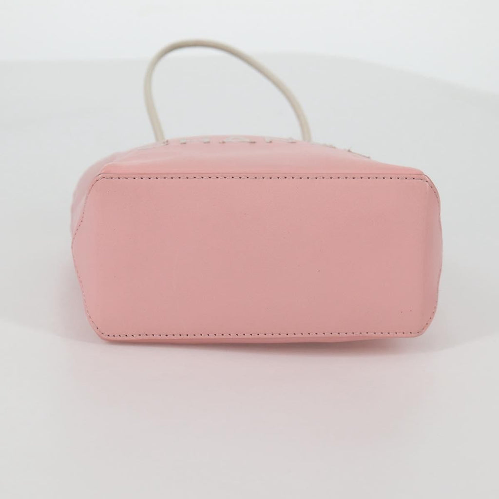 Chanel Essential Shopping Tote Leather Pink Leather Bag