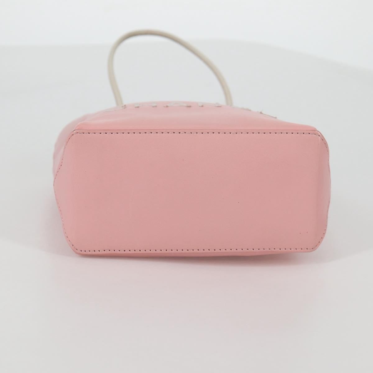 Chanel Essential Shopping Tote Leather Pink Leather Bag