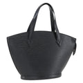 Louis Vuitton Saint Jacques Handbag Epi Leather Black Leather Handbag