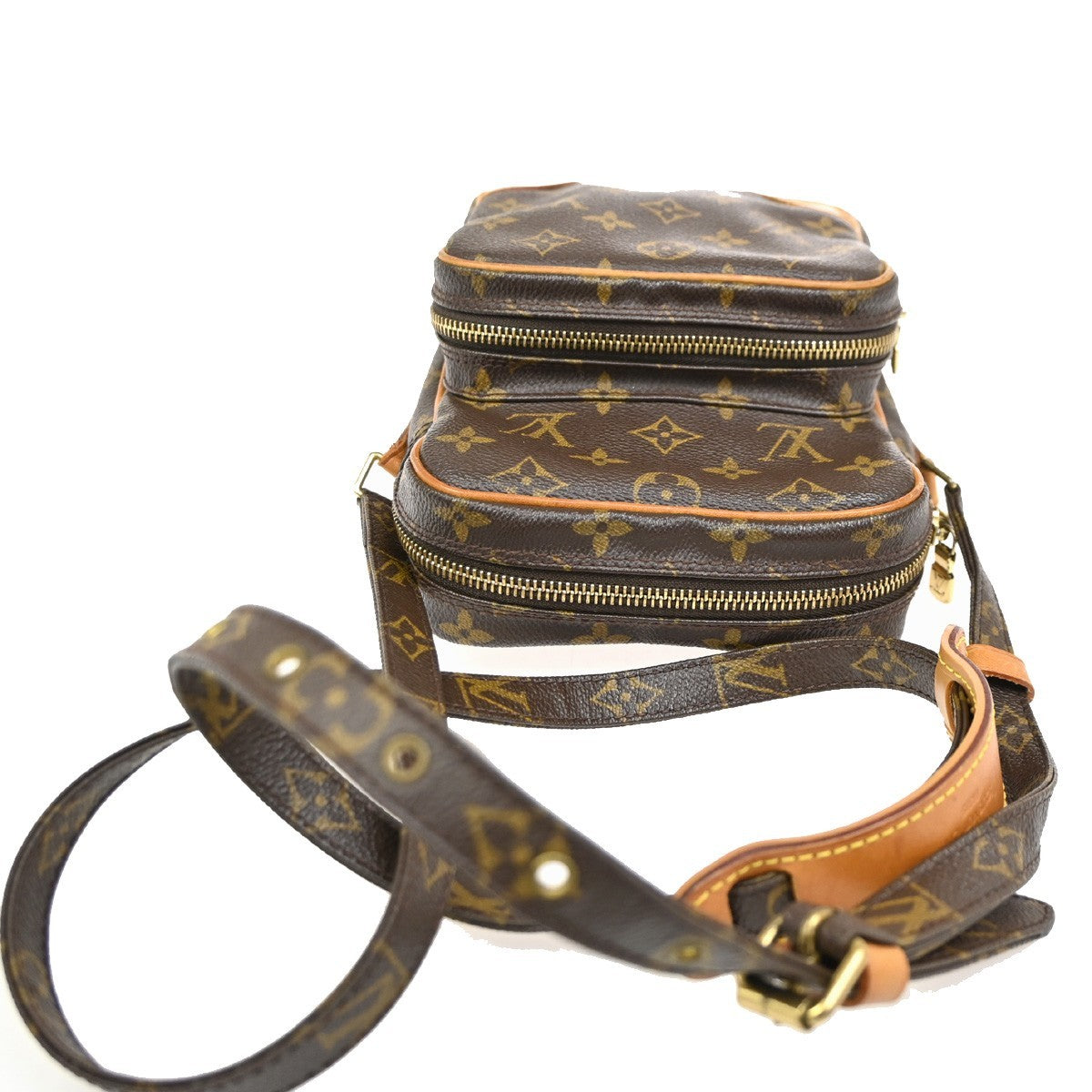 Louis Vuitton Amazone Bag Monogram Canvas Brown Canvas Shoulder Bag