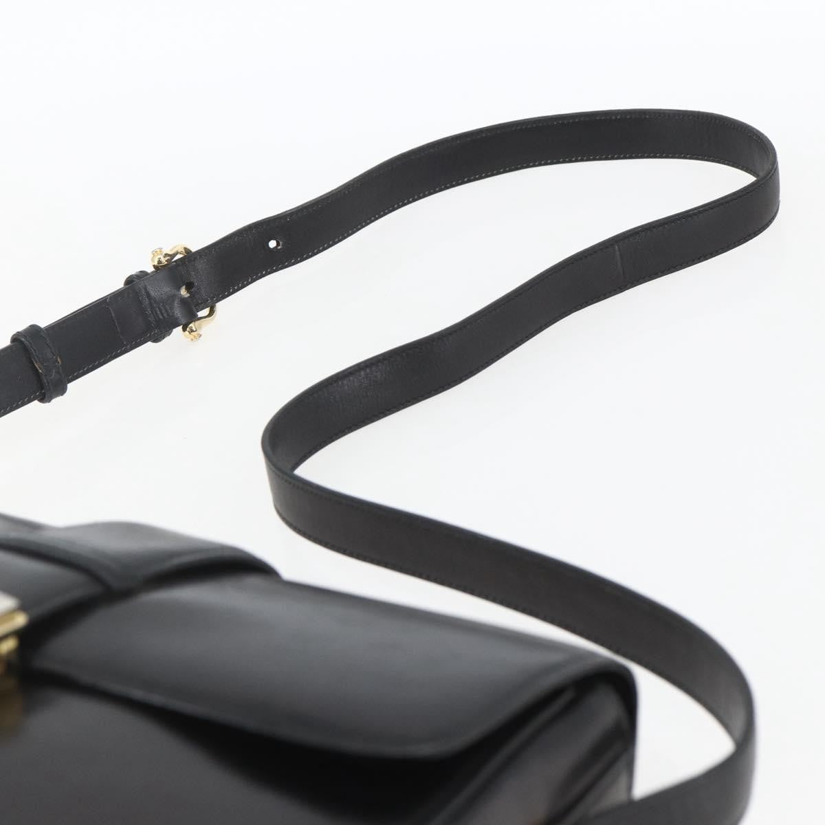 Celine Horse Carriage Shoulder Bag Leather Black Leather Shoulder Bag Bag