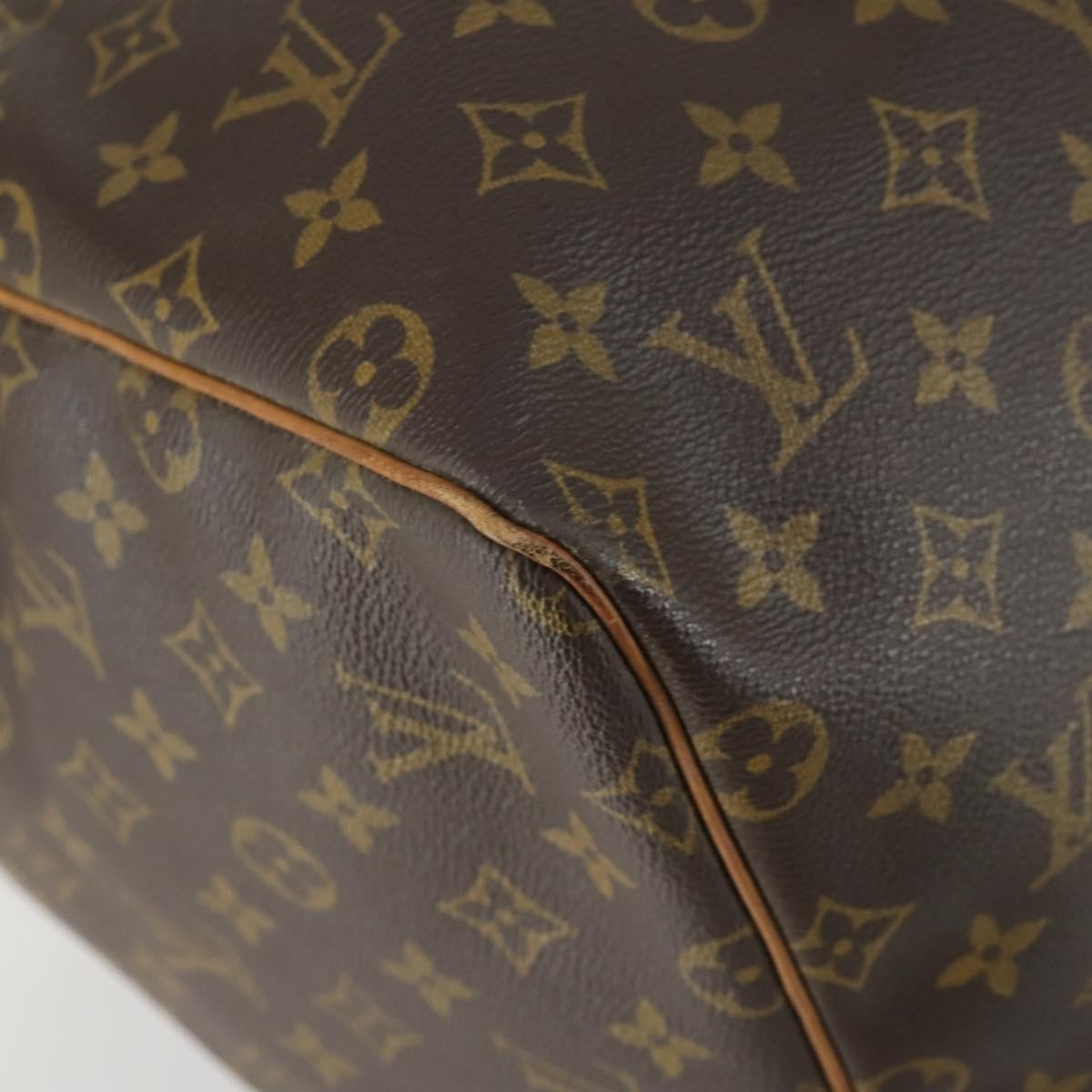 Louis Vuitton Keepall Bag Monogram Canvas Brown Canvas Travel Bag