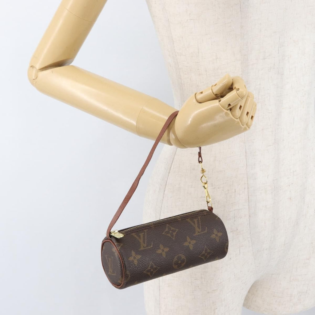 Louis Vuitton Papillon Pochette Monogram Canvas Brown Canvas Clutche & Pouche Bag