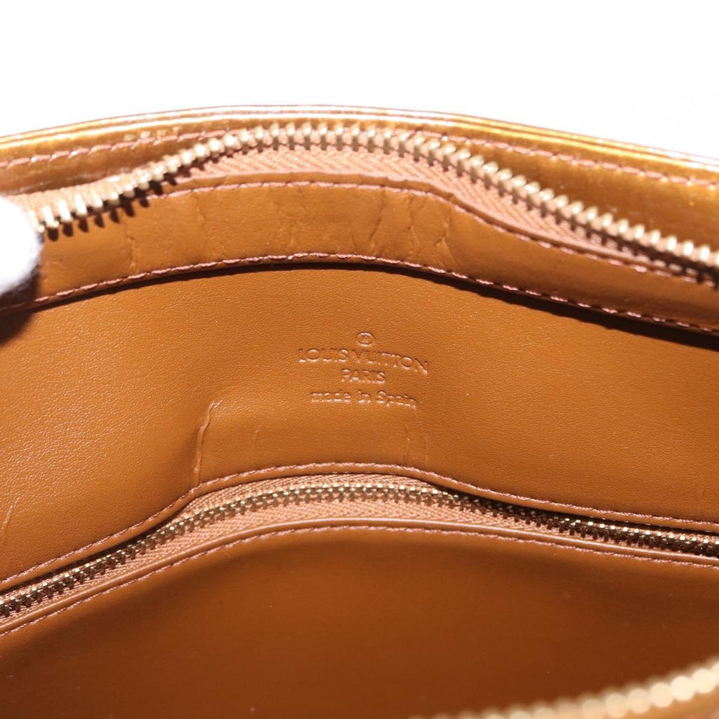 Louis Vuitton Houston Handbag Monogram Vernis Brown Patent_Leather Handbag