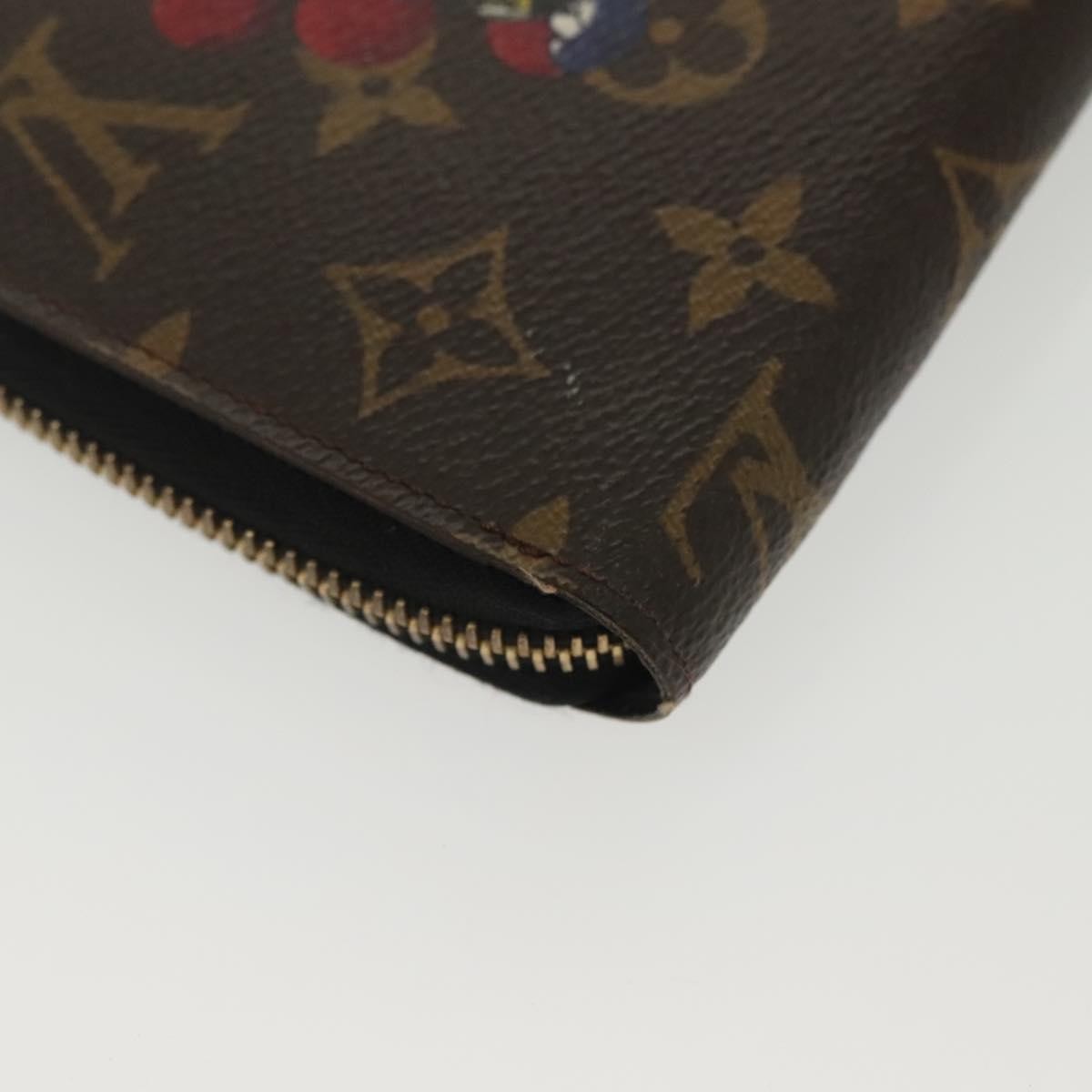 Louis Vuitton Zippy Organizer Limited Edition Monogram Canvas Brown Canvas Wallets Accessory