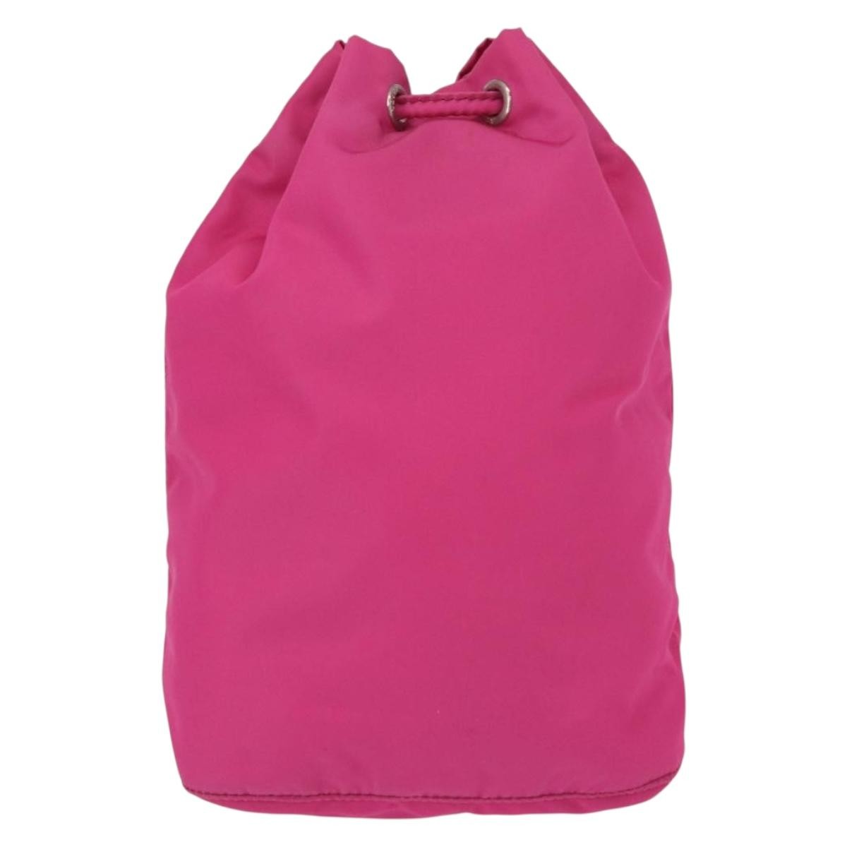 Prada Pochette Nylon Pink Nylon Clutche & Pouche Bag