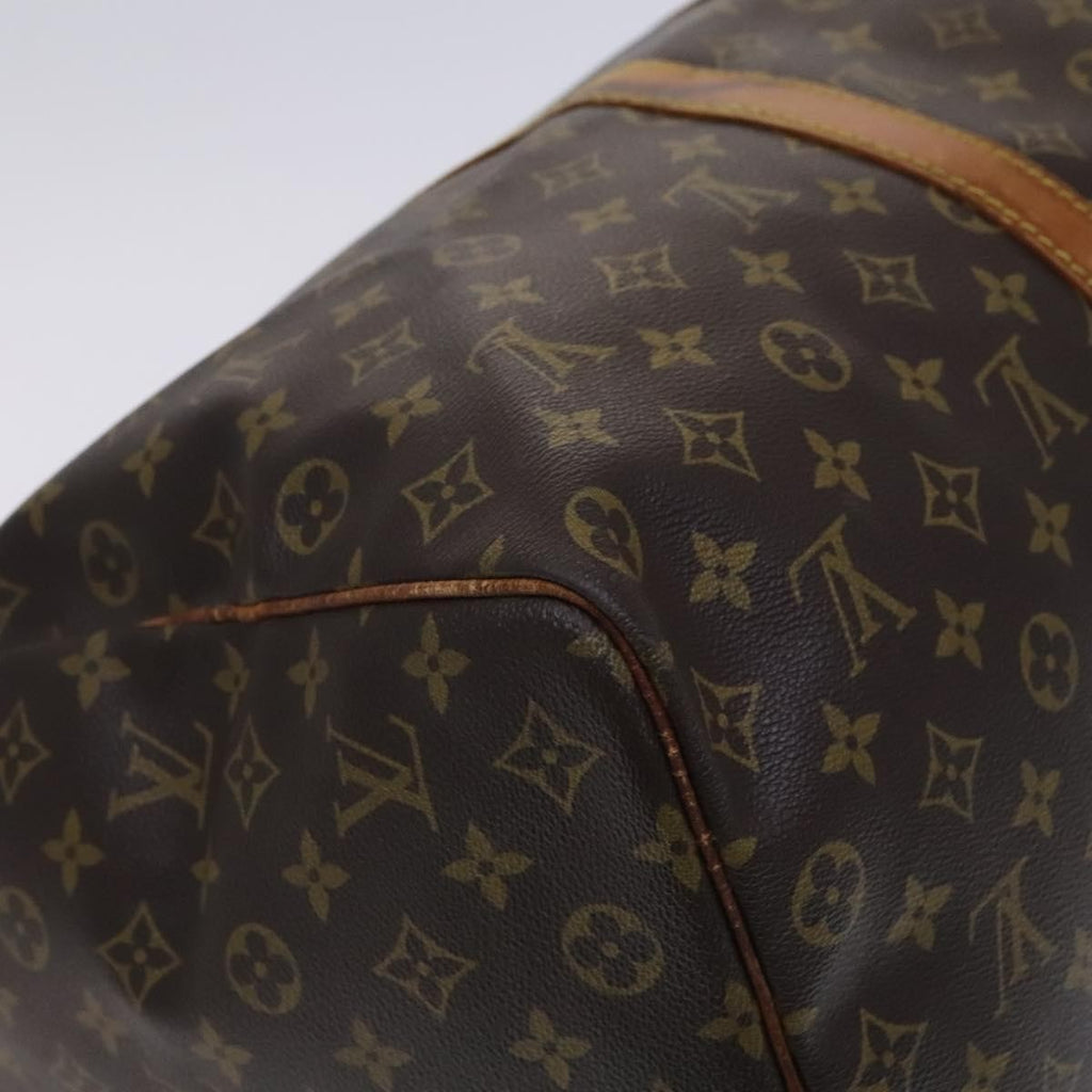 Louis Vuitton Keepall Bag Monogram Canvas Brown Canvas Travel Bag