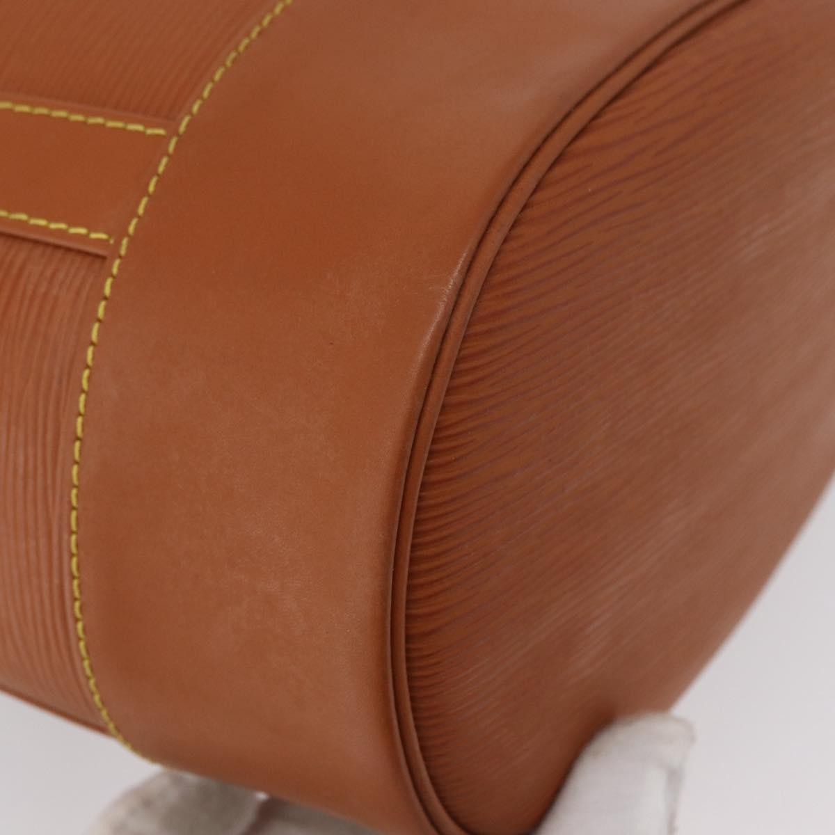 Louis Vuitton Randonnee Backpack Epi Leather Brown Leather Backpack Bag