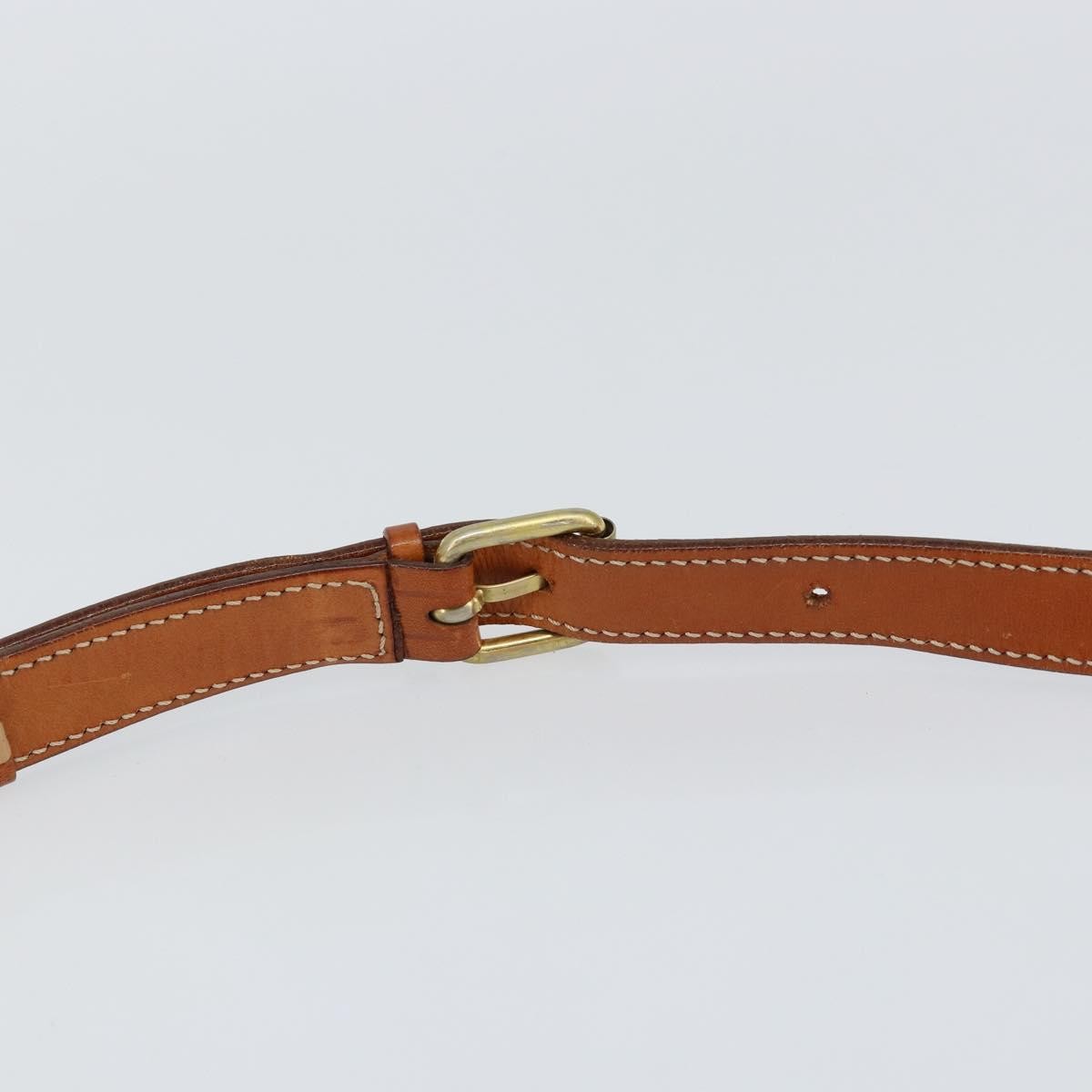 Celine Vintage Macadam Shoulder Bag Canvas And Leather Brown Canvas Shoulder Bag Bag