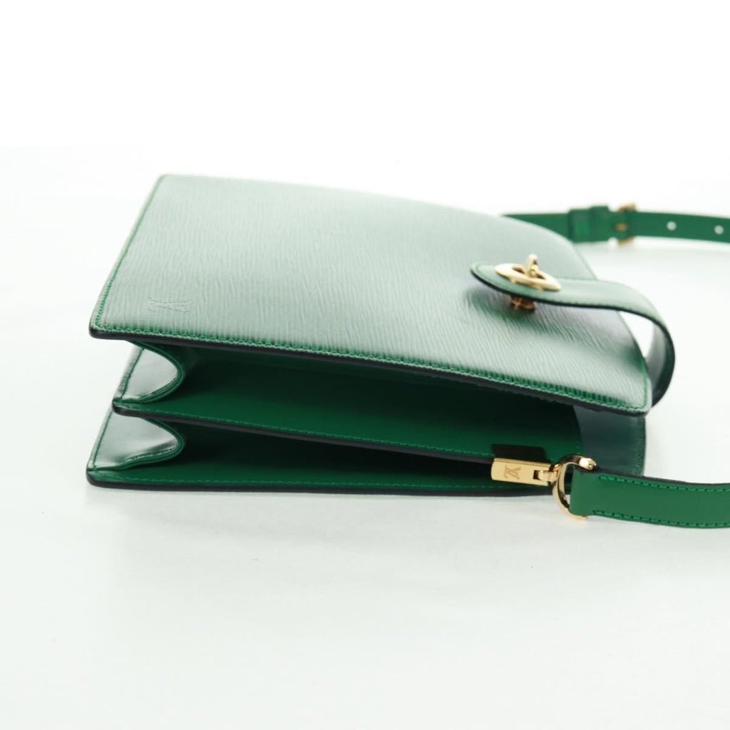 Louis Vuitton Capucines Shoulder Bag Epi Leather Green Leather Shoulder Bag