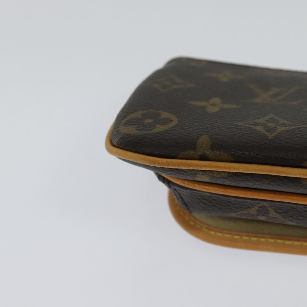 Louis Vuitton Tikal Wristlet Pochette Monogram Canvas Brown Canvas Bag