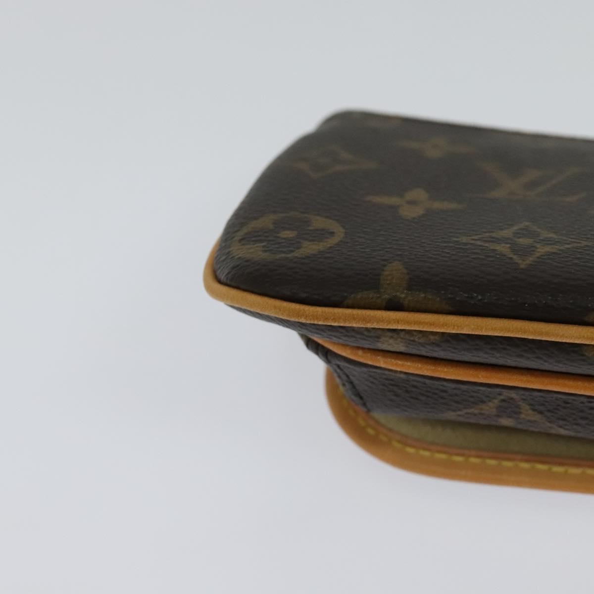 Louis Vuitton Tikal Wristlet Pochette Monogram Canvas Brown Canvas Bag