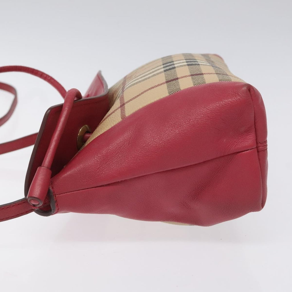 Burberry Nova Check Shoulder Bag Canvas And Leather Beige Pvc Shoulder Bag