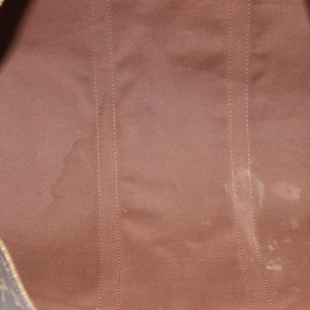 Louis Vuitton Keepall Bag Monogram Canvas Brown Canvas Travel Bag