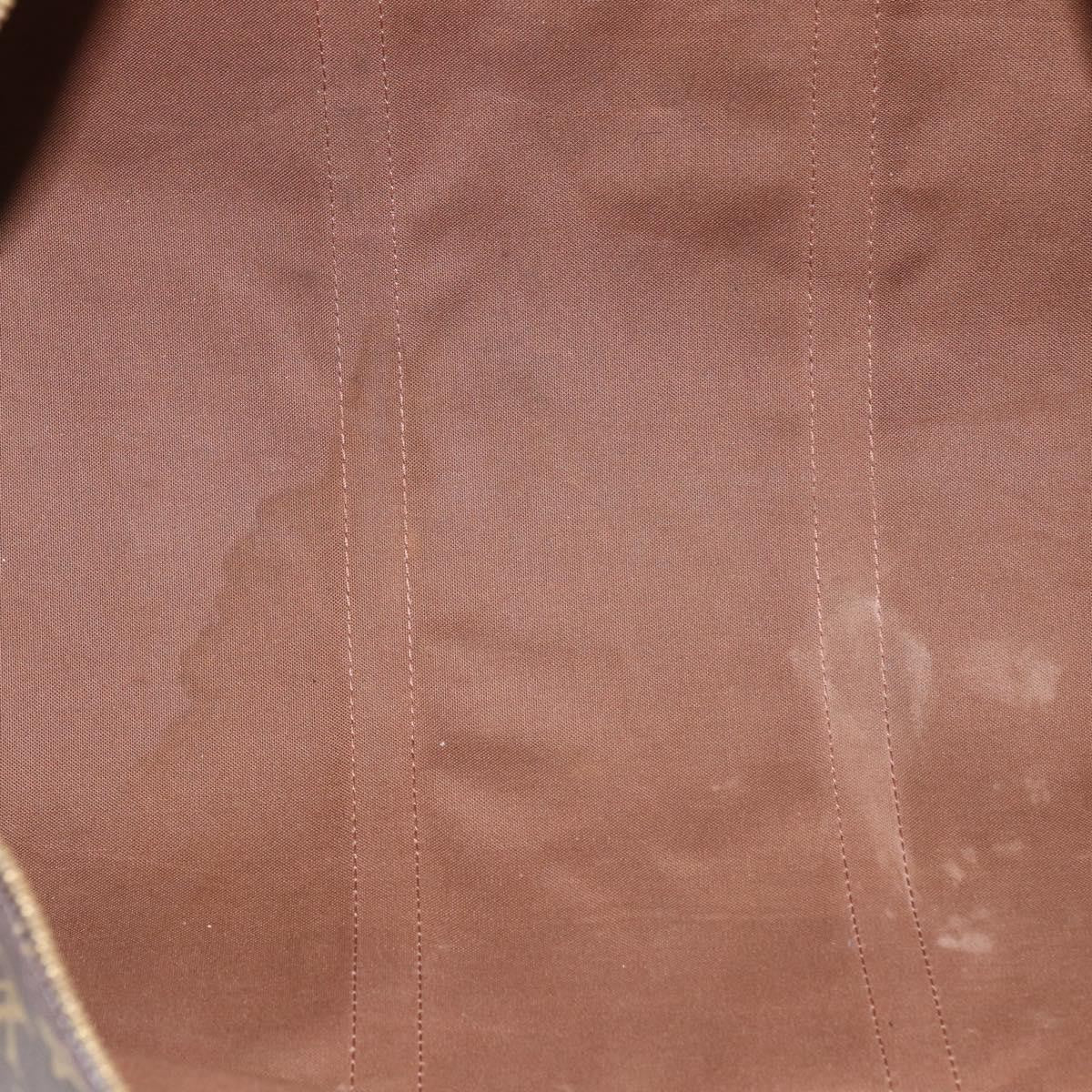 Louis Vuitton Keepall Bag Monogram Canvas Brown Canvas Travel Bag