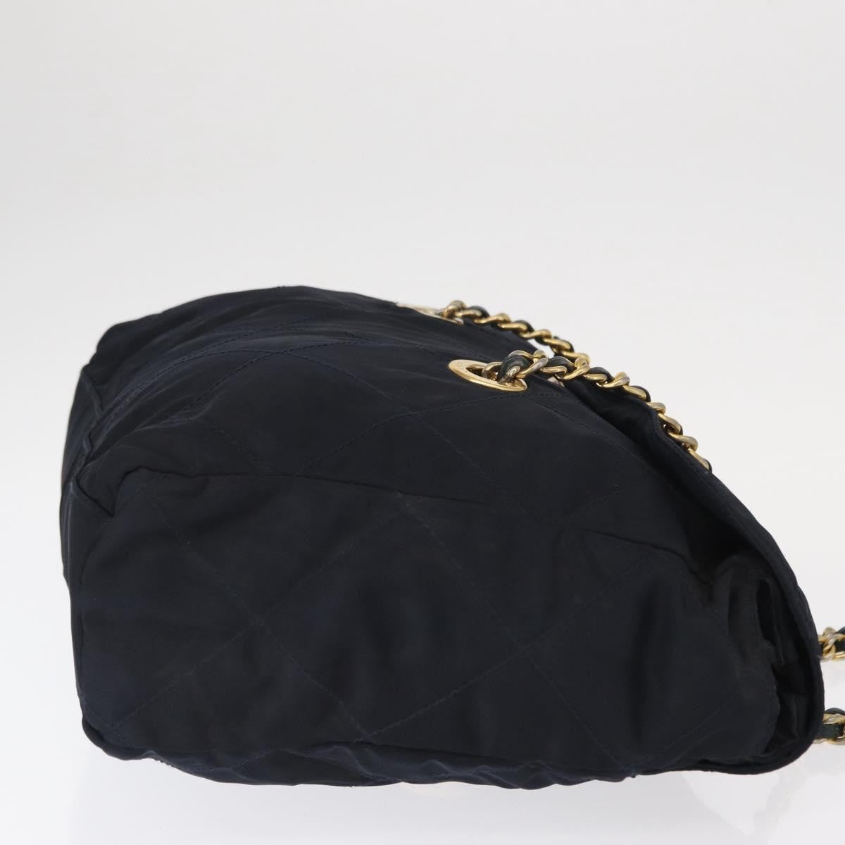 Prada Chain Shoulder Bag Tessuto Navy Nylon Shoulder Bag Bag