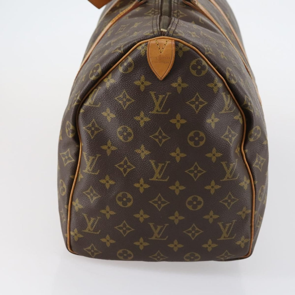 Louis Vuitton Keepall Bag Monogram Canvas Brown Canvas Travel Bag