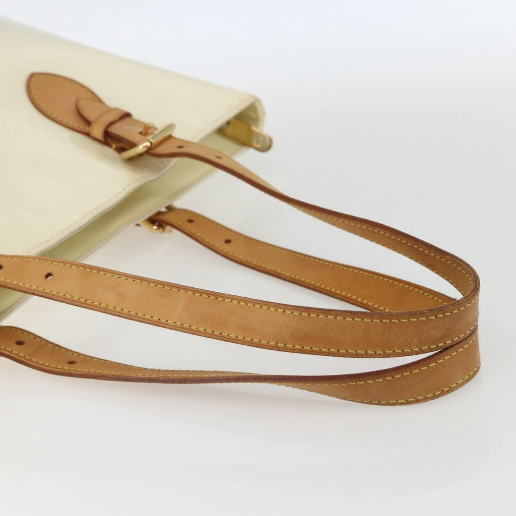 Louis Vuitton Brentwood Handbag Monogram Vernis Beige Patent_Leather Tote Bag