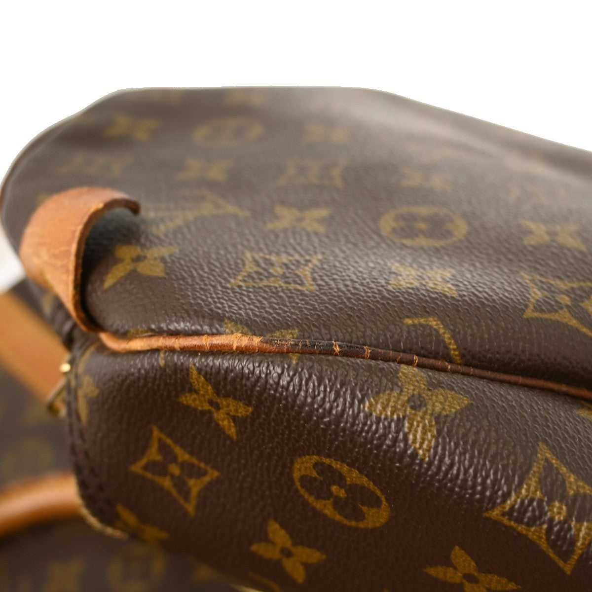 Louis Vuitton Keepall Bag Monogram Canvas Brown Canvas Travel Bag