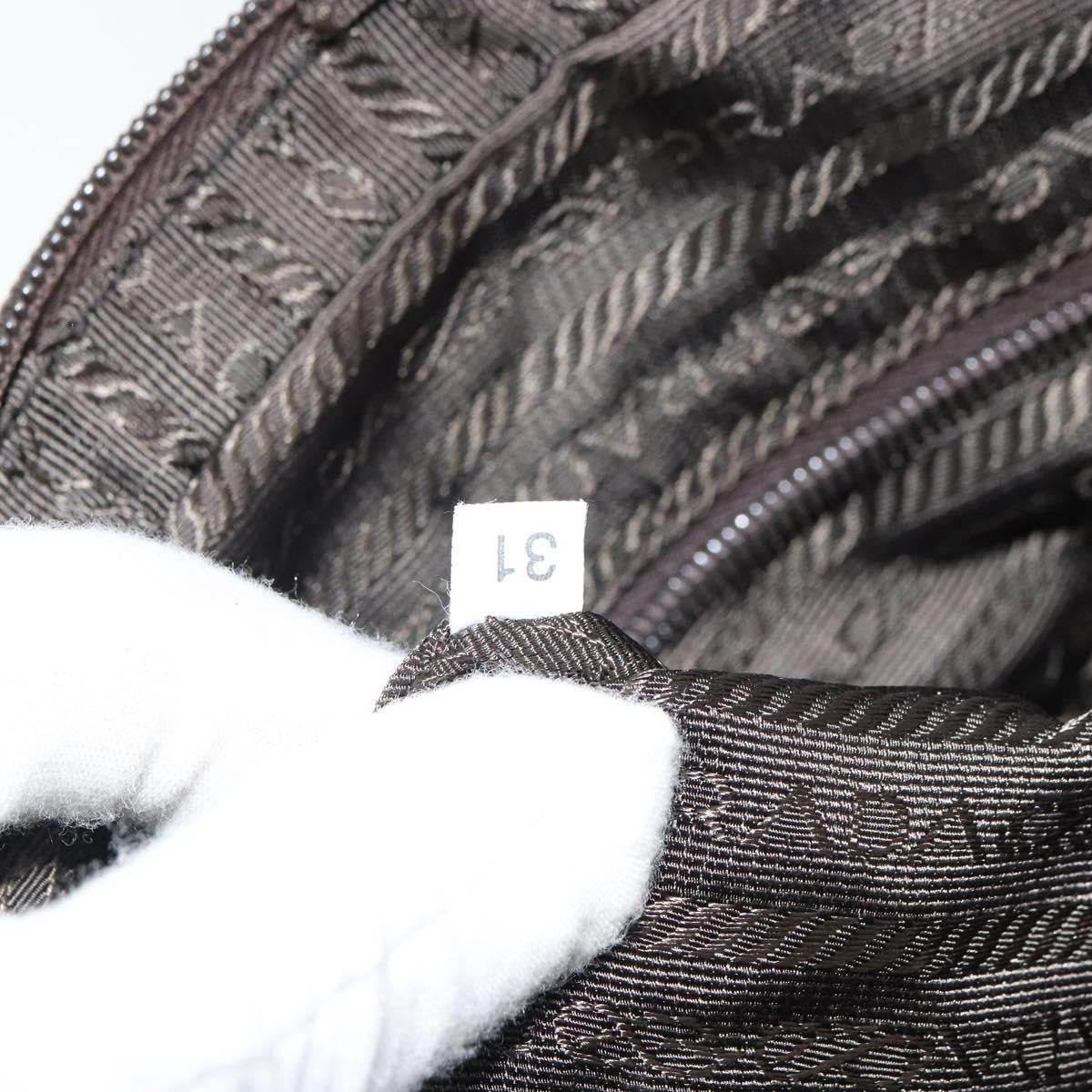 Prada Zip Around Tote Tessuto Khaki Nylon Handbag