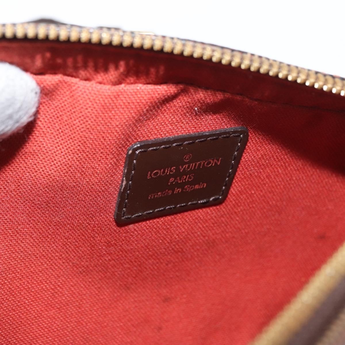 Louis Vuitton Geronimos Waist Bag Damier Brown Canvas Clutche & Pouche Bag