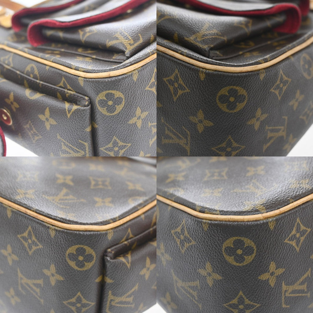 Louis Vuitton Excentri-Cite Handbag Monogram Canvas Brown Canvas Handbag